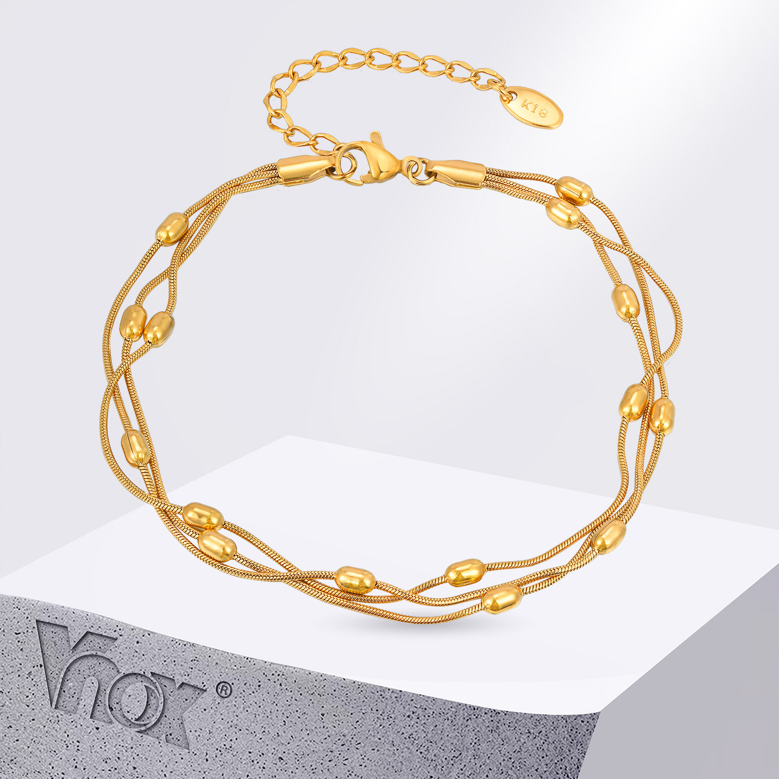 Jc Jewelry & Watches Reviews - Vnox verão aço inoxidável três camadas