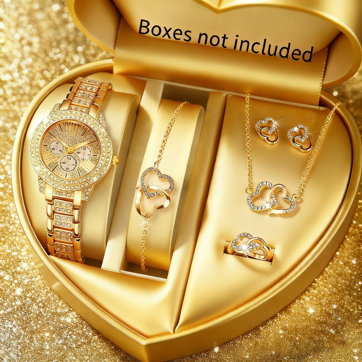 Jewelry Watch Making - 6 pçs luxo strass relógio feminino