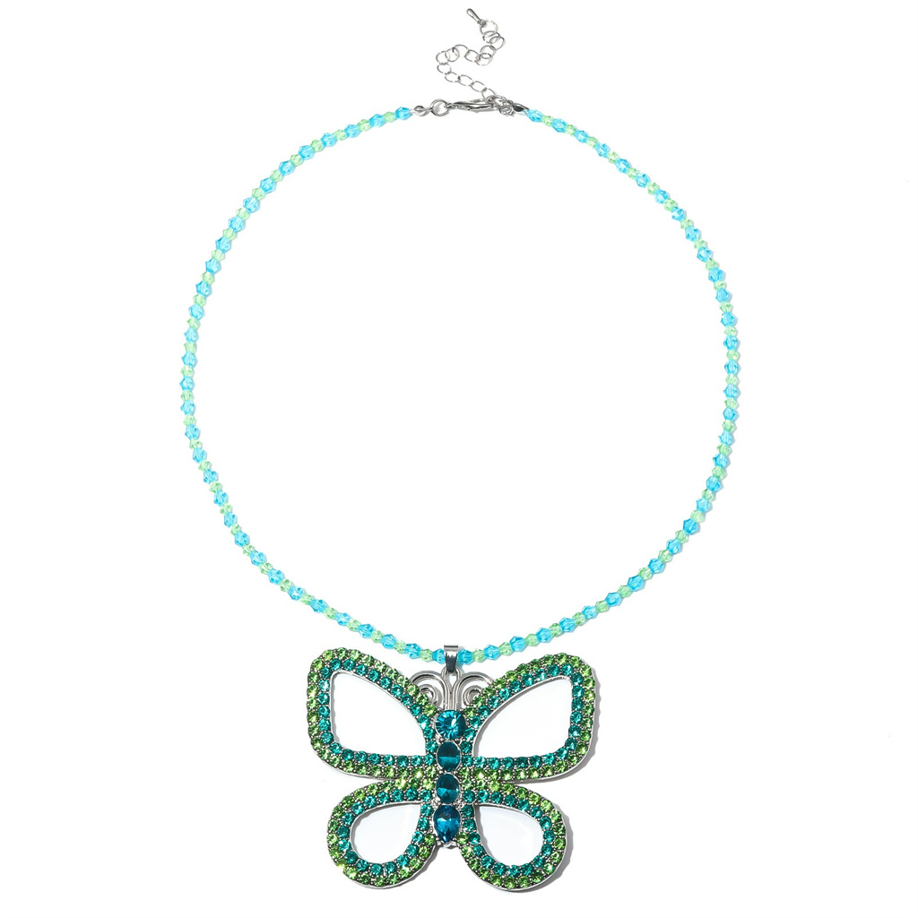 Butterfly Pendant Necklace - Colar Pingente Borboleta Exagerado 30 Jenna,