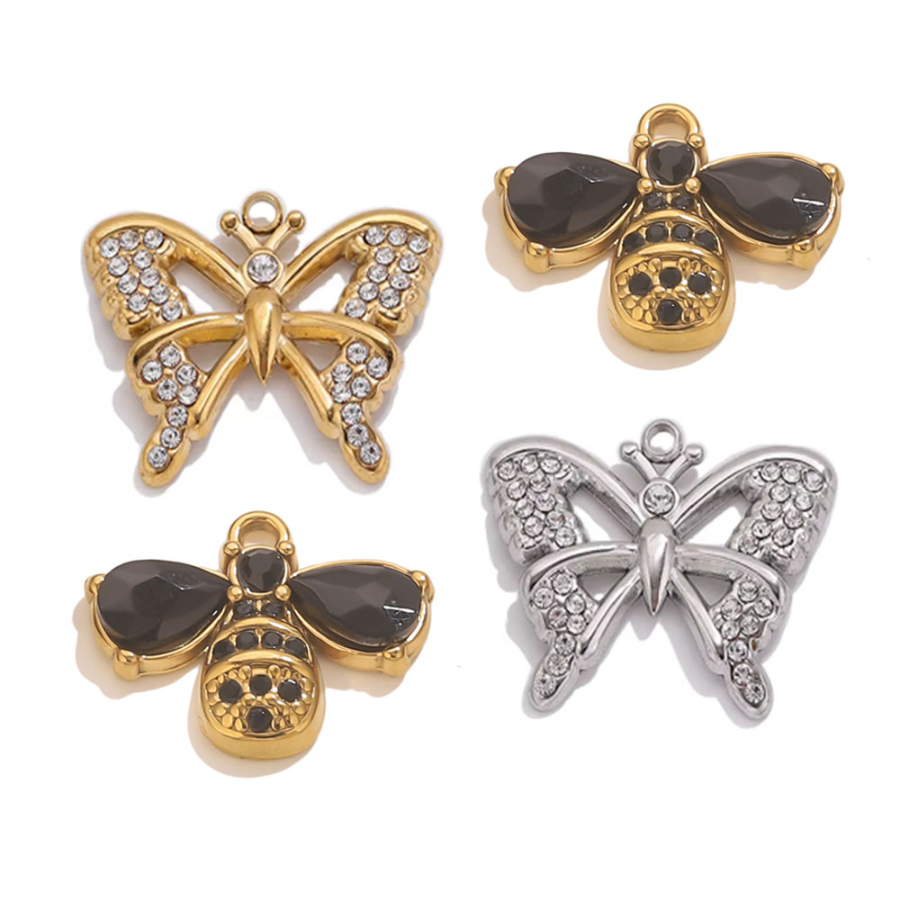 Butterfly Pendant Necklace - 1/3 Peças Pingentes de Borboleta Vazados