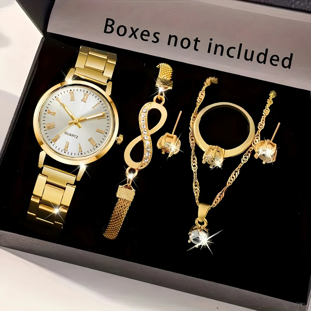 Jewelry Watch Making - Conjunto de Relógio de Quartzo Elegante