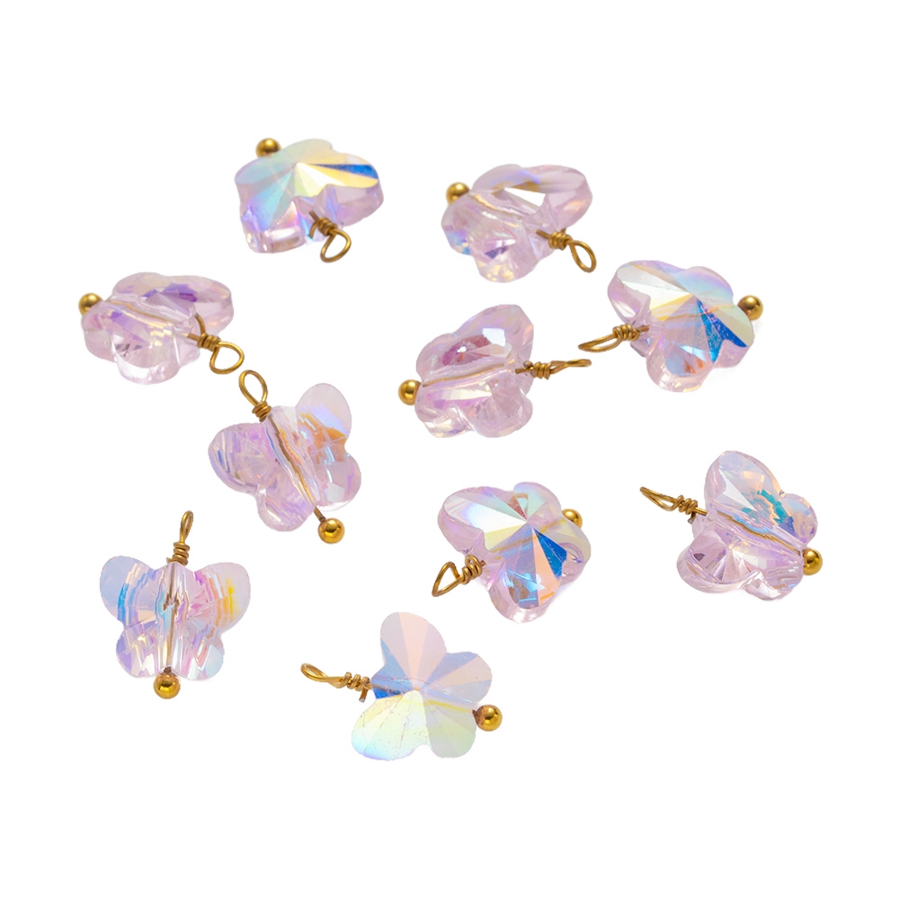 5 pçs laser flor borboleta enc - Butterfly Pendant Necklace avaliação e preço