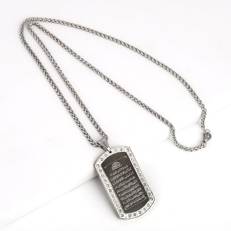 Aço inoxidável Colar Pingente, - Al Ain Jewelry & Watches Exhibition 2025 avaliação e preço