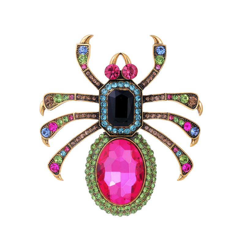 Quente punk exagerado aranha b - Al Ain Jewelry & Watches Exhibition 2025 avaliação e preço
