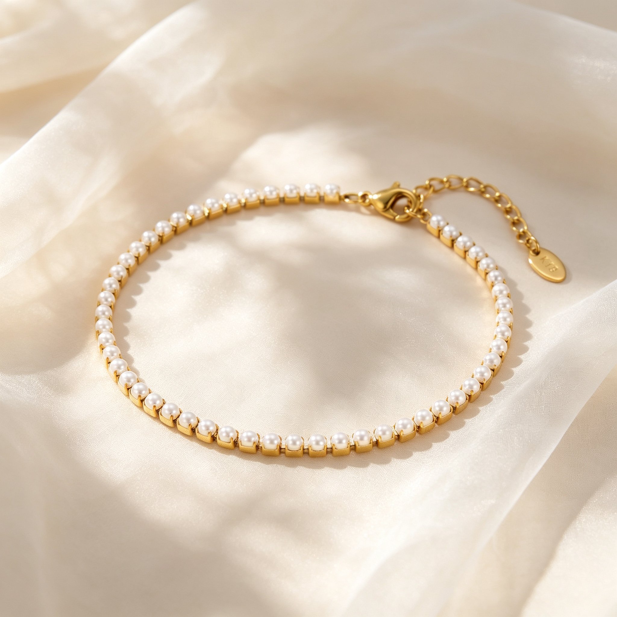 Tornozeleira Elegante de Pérol - Jc Jewelry & Watches Reviews avaliação e preço