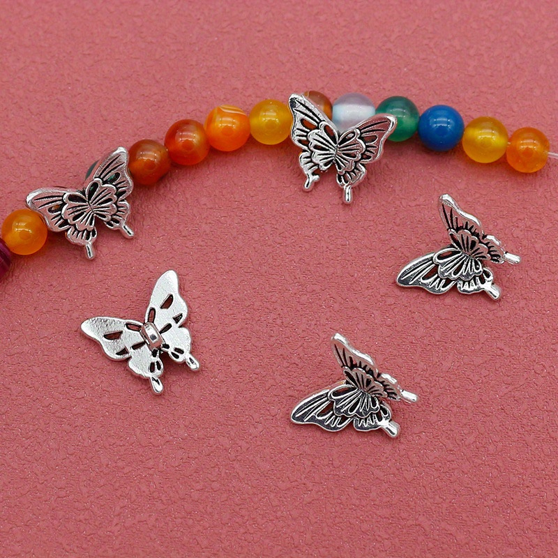10PCS Silver Butterfly Accesso - Butterfly Pendant Necklace avaliação e preço