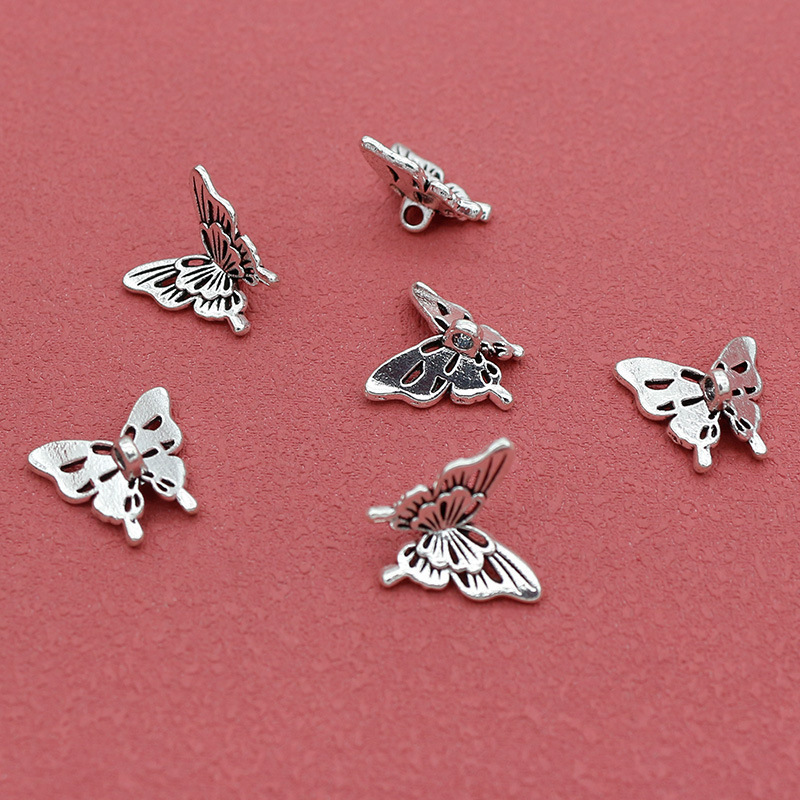 10PCS Silver Butterfly Accesso - Butterfly Pendant Necklace avaliação e preço