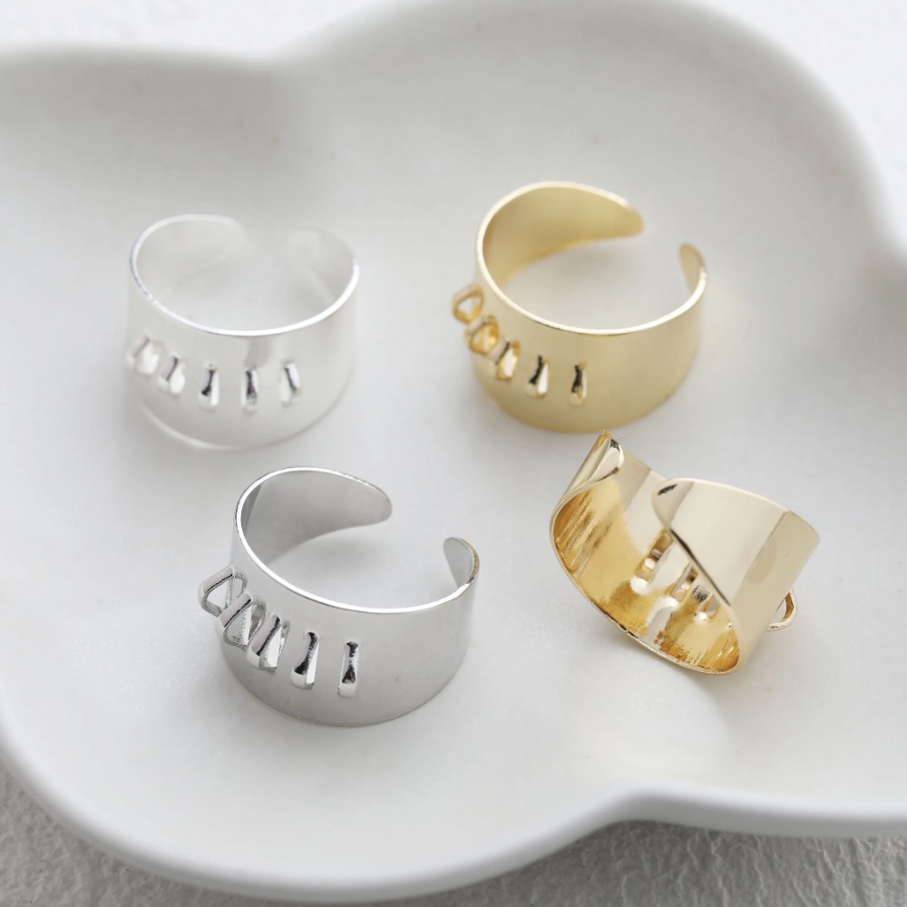 Configurações de anel de latão - Gold Plated Ring avaliação e preço