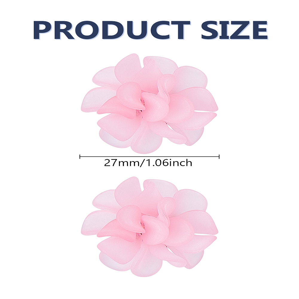 1 par de brincos de acrílico c - Pearl Stud Earrings avaliação e preço