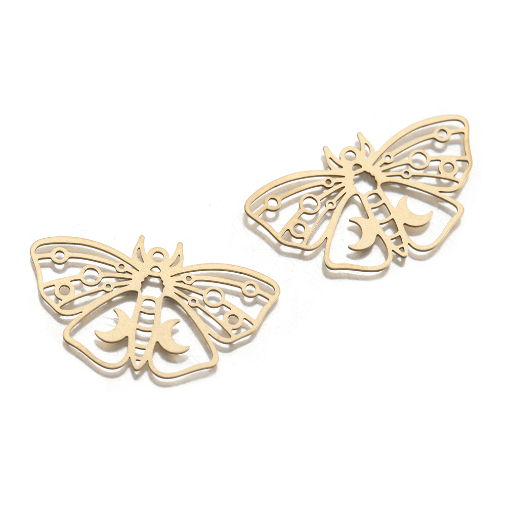 Brass Moth Borboleta Encantos  - Butterfly Pendant Necklace avaliação e preço