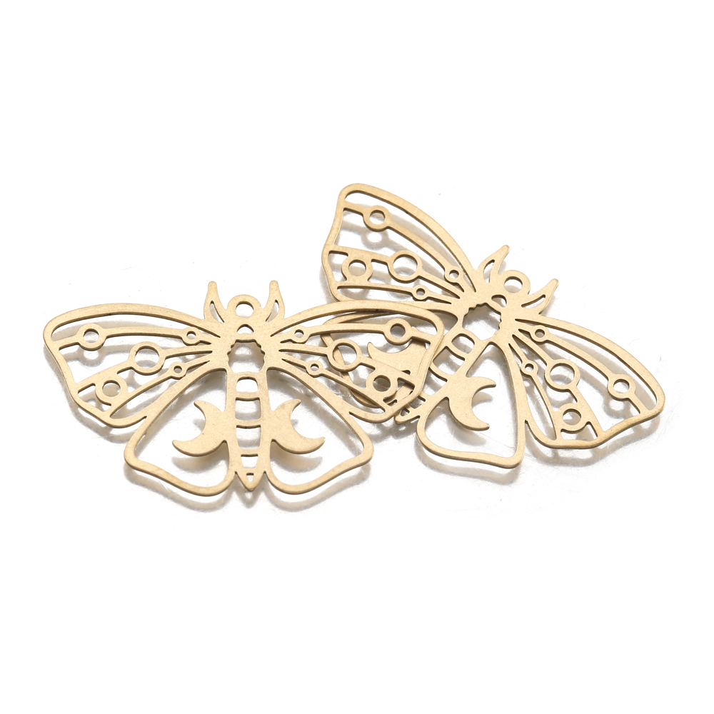 Brass Moth Borboleta Encantos  - Butterfly Pendant Necklace avaliação e preço