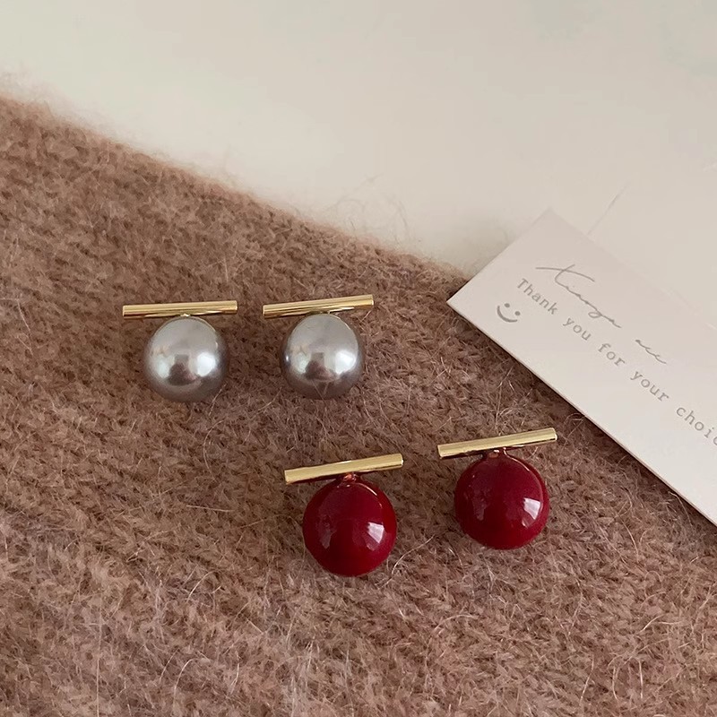 Brincos de Pérola Coreanos de  - Pearl Stud Earrings avaliação e preço